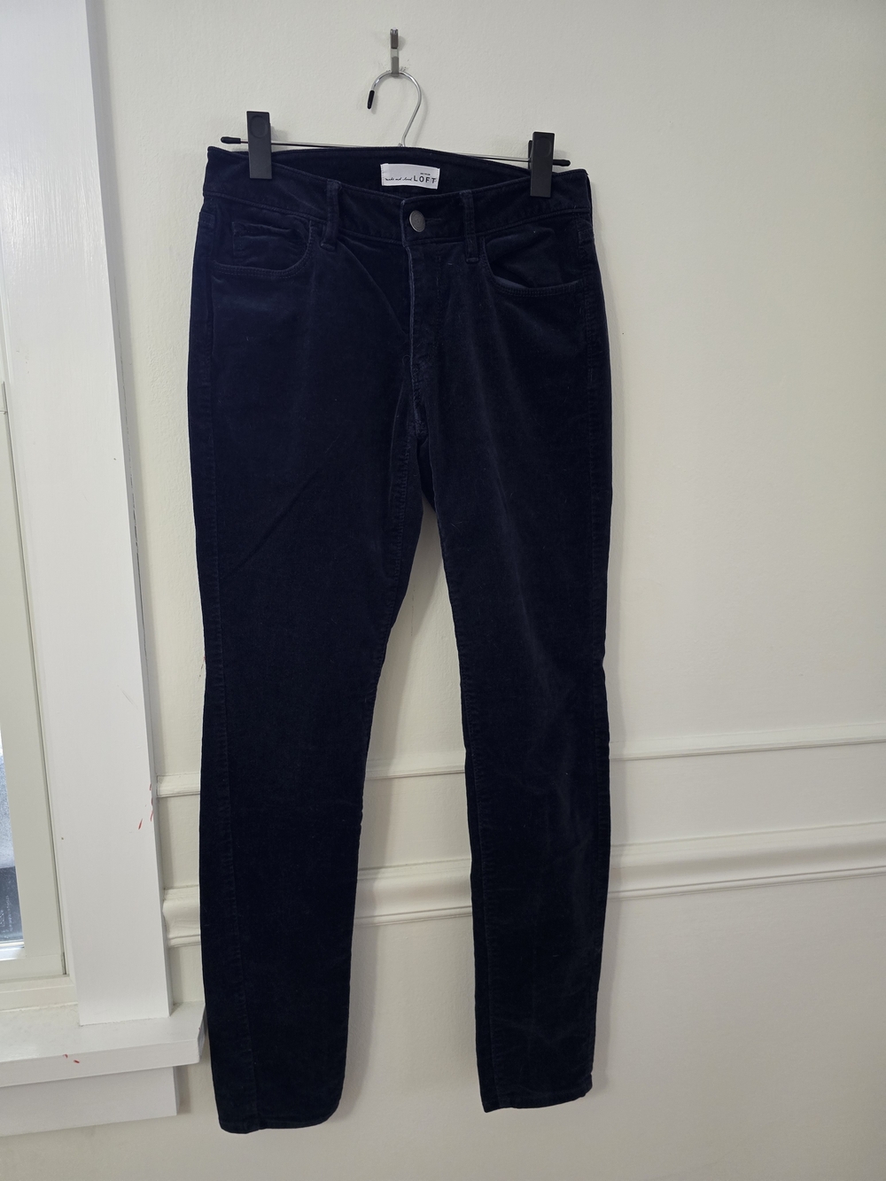 LOFT Navy Blue Skinny Corduroy Jeans